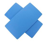 Parliky 2pcs Non-Slip Yoga Knee Elbow Pad Cushion, Mini Comfortable Kneeling Mat for Gardening and Exercise, Blue Reusable Protective Sports Padding