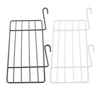 Parliky 2pcs Parrot Perch Platform Bird Cage Shelf Metal Iron Wall Shelf Small Animal Cage Accessories for Parrots Climbing and Resting Stand Iron Frame
