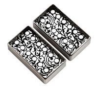 Parliky 2pcs Pickup for Electric Guitar Decorative Hollow Out Design Easy Installation Replacement Protectors Sound Quality for Musicians