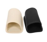 Parliky 2pcs Portable Car Cup Holder with PU Finish Spill Auto Drink Holders for Vehicle Doors Backseats Secure Water Bottle Thermal Cup Organizers Easy Installation for Cars Trucks and