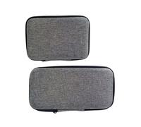 Parliky 2pcs Portable Microphone Storage Bags Cable Organizer Earphone Charger Case Compact Anti-Scratch Electronics Protection for Travel and Daily Use