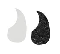 Parliky 2pcs Professional Guitar Pickguard Self-adhesive Pickguard Sticker for Acoustic Guitar Easy to Apply