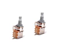 Parliky 2pcs Push Pull Potentiometer for Electric Guitar Control Shaft Design for Easy Installation Precision Component for Enhanced Tone Adjustments