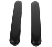 Parliky 2Pcs PVC Sponge Armrest Pad for Wheelchair Comfortable Long Elbow Cushion Durable Black Replacement for Patient Care Accessories