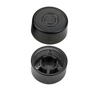 Parliky 2pcs Replacement Footswitch Topper Guitar Effects Pedal Footswitch Topper Black Plastic Protect Effect Pedal Extend Service Life