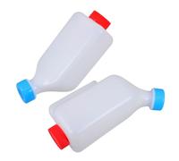 Parliky 2pcs Reusable Livestock Feeding Bottle with Hanging Design for Small Calves Lambs and Goats Milk Dispenser for Efficient Animal Nursing Saving Farm Use
