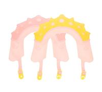 Parliky 2pcs Shower Cap Adjustable Bath Visor Soft Silicone Hair Washing Shield for Boys and Comfortable Ear Protection Bath Hat