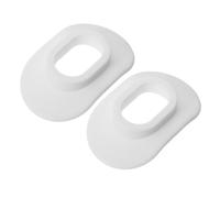 Parliky 2pcs Silicone Diving Mouthpiece Lip Guard for Scuba Regulator Replacement Flexible Non-Bite Scuba Regulator Protector in Pearl White Compatible Most Snorkels