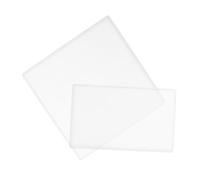 Parliky 2pcs Silicone Resin Molds for DIY Tray and Coaster Making Smooth Glossy Surface Large Square Rectangle Compatible with Epoxy Resin for Jewelry Fruit and Home Decor Trays