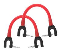 Parliky 2pcs Ski Tip Connector Training Aid Lightweight Portable Skiing Control Tool for Beginners Easy to Attach Clamp for Improved Turning and Speed Management Random Color