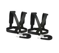 Parliky 2pcs Sled Harness Weight-bearing Training Belt with Padded Shoulder Straps for Fitness Resistance Running Strength Training and Yoga Anti-slip Design