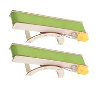 Parliky 2pcs Small Automatic Electric Conveyor Belt Assembly Kit for Stem Science Education Practical DIY Engineering Model for Learning and Exploration