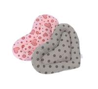 Parliky 2Pcs Small Pet Rest Pads Soft Warm Cotton Nest Cushions for Hamsters Guinea Pigs Winter Bedding Cozy Sleeping Mats for Cage Accessories