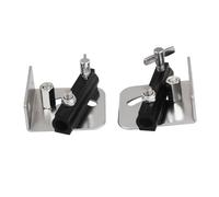 Parliky 2pcs Snare Drum Strap Screw Metal Buckle for Percussion Instruments Easy to Install Drum Belt Clip Prevents Accidental Falls for Musicians
