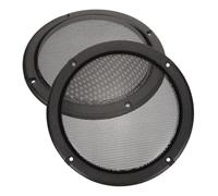 Parliky 2PCS Speaker Grill Covers Mesh Protective Grilles for Vehicle and Home Audio Subwoofer Dust Covers for Car Speakers and DIY Sound Systems