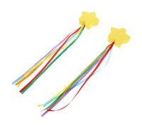 Parliky 2pcs Star Shaped Car Roof Antenna Toppers Auto Decoration Accessories for Vehicles Outdoor Travel Daily Use with Secure Fit and Weather-resistant Finish