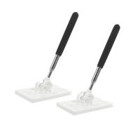 Parliky 2pcs Telescopic Parking Card Rod for Vehicles Weather-resistant Extendable Swiping Tool for Contactless Toll Payment Convenient Reach for Car Parking Access in All Climates