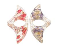 Parliky 2pcs Thumb Book Page Holder Resin 3.07x1.38x0.39in Antislip Portable Book Page Separator for Reading Office Students Teachers