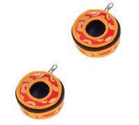 Parliky 2pcs Tibetan Bell Bag for Meditation Bell Storage Case Propitious Patterns Handmade Nepal Style