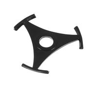 Parliky 2pcs Triangular Vinyl Record Adapter 7 Inch Center Hole Insert Plastic 45 Revolutions Per Minute Spindle Reducer for Turntable Record Player Accessories Dj Use