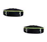Parliky 2pcs Ultra-Thin Running Phone Belt Sports Waist Bag Fitness Belt Pouch Running Water Pouch Reflective Strips for Visibility