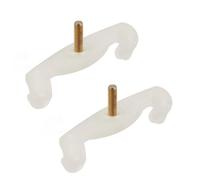 Parliky 2pcs Violin Shoulder Rest Replacement Feet Lightweight Brackets for Violins Comfortable Non-slip Cushion Support for Extended Playing Sessions