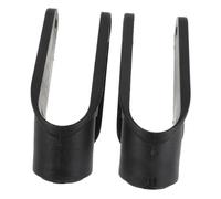 Parliky 2pcs Wheelchair Front Wheel Fixing Fork Replacement 6 Inch Caster Assembly with Silent Bearing Design and Stable Support for Standard Wheelchair Models in Hospitals