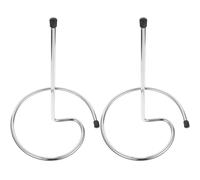 Parliky 2pcs Wine Decanter Drying Rack Metal Wine Carafe Drain Shelf for Home Bar Quick Dry Holder Invert Function for Accessories
