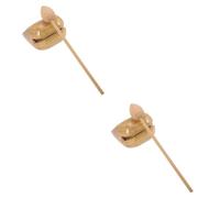 Parliky 2sets Buddhist Wooden Instrument Double Percussion for Safe Early Education Musical Tool for Meditation and Religious Use