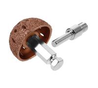 Parliky 3 Pcs Tungsten Steel Tire Buffing Wheel Coarse Grit Bowl Type Grinding Head with Linking Rod for Rapid Radial and Tractor Tire Repair Patch Tools