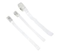 Parliky 3 Pcs White Piano Accessories Sheet Music Page Fixing Belt Clips Made of Tpu and Metal, Easy to Carry, Will Not Damage Music, Suitable for Keyboard and Universal Piano Use