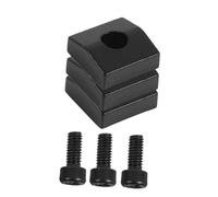 Parliky 3 Sets Guitar Hardware Nuts Guitar Supply Musical Instrument Supplies Tremolo Double Lock System Black