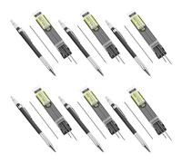 Parliky 3 Sets Mechanical Pencils with Refill Leads Creative Cactus Design Plastic Sketch Pencils Smooth Writing Comfortable Grip for Students and Drawing