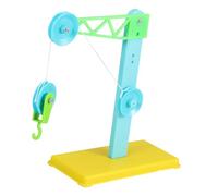 Parliky 3 Sets Pulley Model Kits with Brackets for School Physics Experiments Lightweight Pulley Block for Force and Motion Teaching Science Learning Equipment for Middle School Students