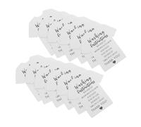 Parliky 300pcs Shirt Washing Instruction Cards for Small Businesses Care Labels for Clothes Compact White Laundry Tags for Adults Fade-Resistant Wash Guide Inserts for Retailers and Online