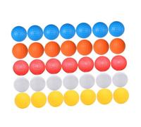 Parliky 30pcs Lightweight Golf Practice Balls for Indoor Swing Training Safe Soft Hollow Design with Elastic Professional Golf Training Aids for Home and Office Use