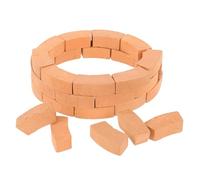Parliky 30pcs Miniature Fake Bricks DIY Building Blocks for Sand Table Models Small Wall Bricks Craft for Architectural Layouts and Micro Landscape Decor