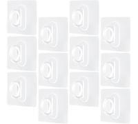 Parliky 30Pcs Self-Adhesive Wall Hooks, Multi-Functional Small Round Sticky Hooks for Bathroom and Kitchen, Nail-Free Wall Mount Spray Bottle Holders and Storage Hangers
