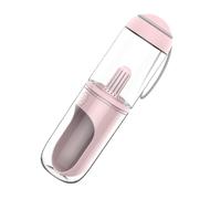 Parliky 330ml Leakproof Pet Tumbler Portable Dog Water Bottle Detachable Parts Coconut Shell Filter for Odor Reduction