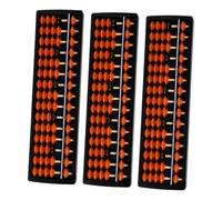 Parliky 3pcs Abacus Math Learning Tool Column Portable Chinese Bead Calculator for Mental Arithmetic Practice Educational Math for Students