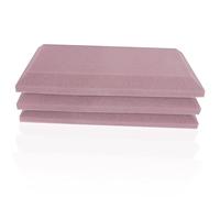 Parliky 3pcs Acoustic Sound Absorption Panels Soundproofing Board for Home Office Studio Easy Installation Reduces Echoes Reverberations High Density Absorbers