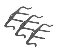 Parliky 3Pcs Black M-Shaped Metal Music Book Clip Page Holder for Piano Sheet Music Solid Design Suitable for Practice and Performance