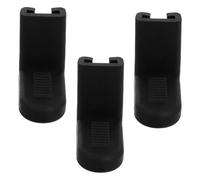 Parliky 3pcs Black Rubber Drum Hooks Snare Stand Parts Drum Holder Bracket Replacement for Accessories Easy Installation Versatile Multipurpose Support