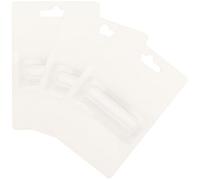 Parliky 3pcs Blank Sublimation Card Holders with Lip Balm Pouch, Single-sided Printable Mdf Boards 100x150x3mm for Birthday Graduation Wedding Party