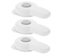 Parliky 3pcs Childproof Cabinet Locks for Safety Easy-Install Oven and Proofing Latches White Safety Locks for Cupboards and No Tools Needed Compatible with Various Furniture