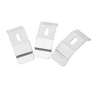 Parliky 3pcs Curtain Fixation Brackets for Vertical Blinds Louver Support Clips Sturdy Roller Blind Holders for Wall Mounting Easy Installation for Home and Office