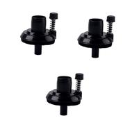 Parliky 3pcs Drum Hi-hat Cymbal Holder Heavy Duty Felt Drum Pad Stand for Percussion
