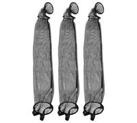 Parliky 3pcs Foldable Fishing Net Lightweight Portable Fish Locating Net for Small Fish Catching and Transporting Mesh Bait Crab Trap for Outdoor Fishing Trips