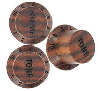 Parliky 3pcs Guitar Knob Volume Tone Control Knobs for Electric Bass Potentiometer Scale for Easy for Guitarists and