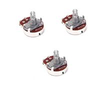 Parliky 3pcs Guitar Potentiometer Knob Potentiometer Bk Solder Lugs Volume and Tone Control Guitar Replacement